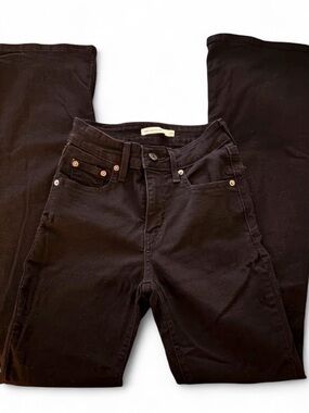 Signature by Levi Strauss Black High-Rise bootcut jeans